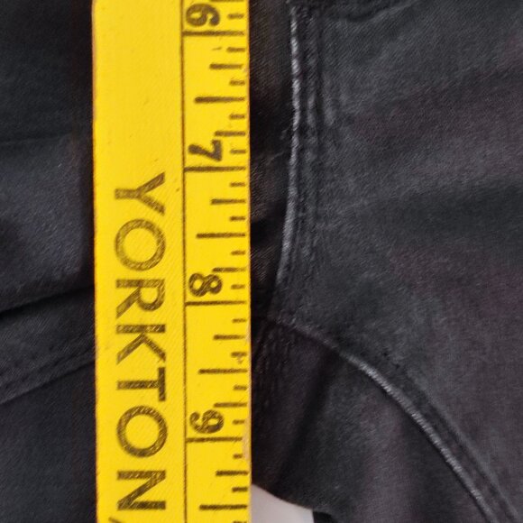 Buffalo David Bitton Faye jeans women's size 29 black mid-rise stretch skinny - Picture 12 of 13